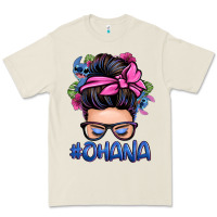 Bone ohana stitch messy bun Premium Tee - Zillion Design Studio