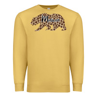 Antique Gold Mama Leopard Premium Sweatshirt - Bettercallsaul