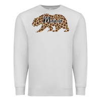 Dove Grey Mama Leopard Premium Sweatshirt - Bettercallsaul