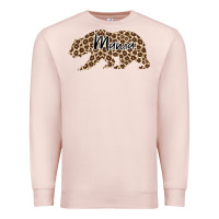 Pale Pink Mama Leopard Premium Sweatshirt - Bettercallsaul