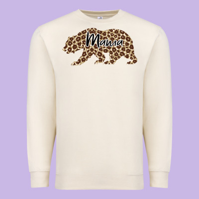 Mama Leopard Premium Sweatshirt Designed By Bettercallsaul