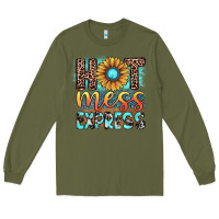 Army Green hot mess express Long Sleeve Tee - JahusDesignShop