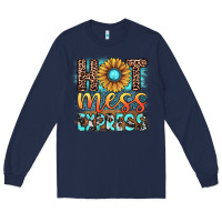 Navy hot mess express Long Sleeve Tee - JahusDesignShop