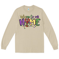 Mushroom welcome to our home Long Sleeve Tee - MaliasSmallBusiness