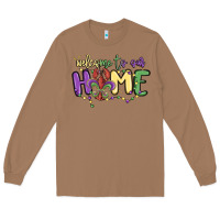 Toasted Coconut welcome to our home Long Sleeve Tee - MaliasSmallBusiness