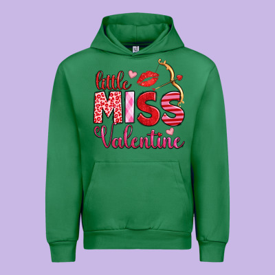 Little Miss Valentine Urban Hoodie Designed By Oliviacreatesart
