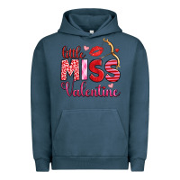 Pigment Midnight Navy little miss valentine Urban Hoodie - OliviaCreatesArt