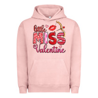 Pigment Salmon little miss valentine Urban Hoodie - OliviaCreatesArt