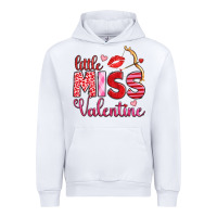 White little miss valentine Urban Hoodie - OliviaCreatesArt