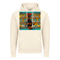 Vintage Artic doberman with western background Vintage Hoodie - Artiststas