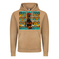 Vintage Camel doberman with western background Vintage Hoodie - Artiststas