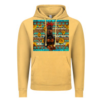 Vintage Mustard doberman with western background Vintage Hoodie - Artiststas