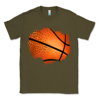 Army Green leopard basketball patch Classic Tee - Jasminsmagicworld