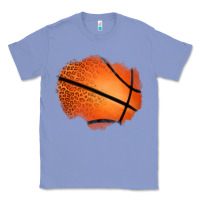 Colony Blue leopard basketball patch Classic Tee - Jasminsmagicworld
