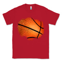 Red leopard basketball patch Classic Tee - Jasminsmagicworld