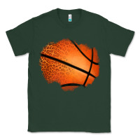 Sports Green leopard basketball patch Classic Tee - Jasminsmagicworld