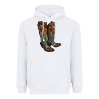 White cowgirl boots Heavyweight Hoodie - RanaPortraitStore