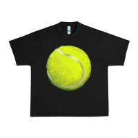 Black tennis bal Urban Heavy Tee - BarkalooDesign