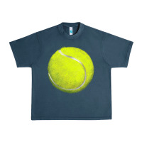 Midnight Navy tennis bal Urban Heavy Tee - BarkalooDesign