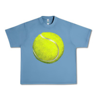 Pebble Blue tennis bal Urban Heavy Tee - BarkalooDesign