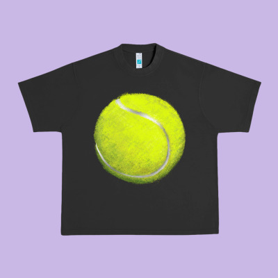 Tennis Bal Urban Heavy Tee Designed By Barkaloodesign