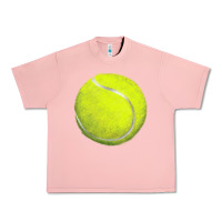 Salmon tennis bal Urban Heavy Tee - BarkalooDesign