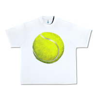 White tennis bal Urban Heavy Tee - BarkalooDesign