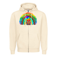 Sandshell LGBTQ Pride Gnome Rainbow Zipper Hoodie - BundleAndBundleShop