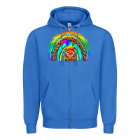 True Royal LGBTQ Pride Gnome Rainbow Zipper Hoodie - BundleAndBundleShop