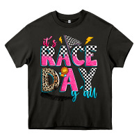 Asphalt it's race day y'all Heavy Core Tee - Zillion Design Studio