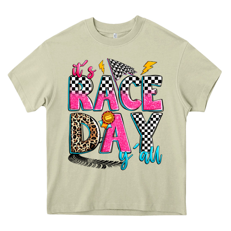 It's Race Day Y'all Heavy Core Tee by Zillion Design Studio | Teevron