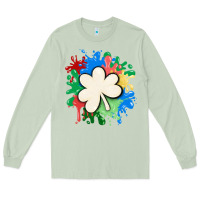 Matcha st patricks day shamrock autism Long Sleeve Tee - MaliasSmallBusiness
