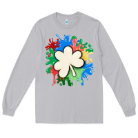 Moon Dust st patricks day shamrock autism Long Sleeve Tee - MaliasSmallBusiness
