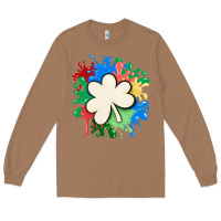 Toasted Coconut st patricks day shamrock autism Long Sleeve Tee - MaliasSmallBusiness