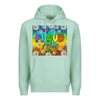 Lgbtq+ Proud Ally With Daisy Premium Hoodie | Teevron