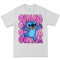 Dove Grey ohana stitch Premium Tee - Zillion Design Studio