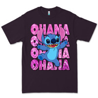 Plum ohana stitch Premium Tee - Zillion Design Studio
