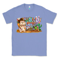 Colony Blue Easter Howdy Peeps Bunny Classic Tee - CowhideDigitalArt