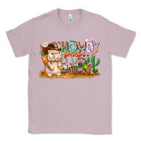 Lilac Easter Howdy Peeps Bunny Classic Tee - CowhideDigitalArt