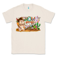 Natural Easter Howdy Peeps Bunny Classic Tee - CowhideDigitalArt
