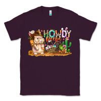 Plum Easter Howdy Peeps Bunny Classic Tee - CowhideDigitalArt