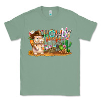 Sage Easter Howdy Peeps Bunny Classic Tee - CowhideDigitalArt
