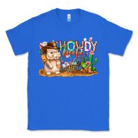True Royal Easter Howdy Peeps Bunny Classic Tee - CowhideDigitalArt