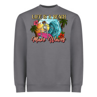 Storm Life is a beach make waves skeleton Heavyweight Sweatshirt - NancyCooperArtShop