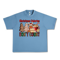 Pebble Blue Christmas Calories don't count Christmas tree cake Urban Heavy Tee - Jasminsmagicworld