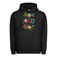 Pigment Black ho ho ho Urban Hoodie - OliviaCreatesArt