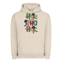 Pigment French Oak ho ho ho Urban Hoodie - OliviaCreatesArt