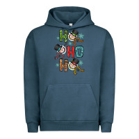 Pigment Midnight Navy ho ho ho Urban Hoodie - OliviaCreatesArt