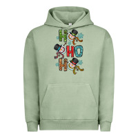 Pigment Oil Green ho ho ho Urban Hoodie - OliviaCreatesArt