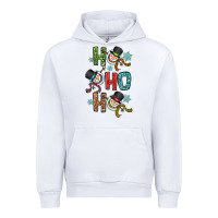 White ho ho ho Urban Hoodie - OliviaCreatesArt